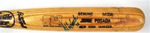 1999 Jorge Posada Game Used and Signed Louisville Slugger Bat PSA/DNA GU 8.5